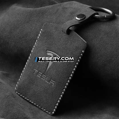 Alcantara Card Key Holder for Tesla Model 3 / Model Y - Tesery Official Store