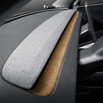 Alcantara Spliced Dash Trim for Tesla Model 3 Highland (2PCS) - Tesery Official Store
