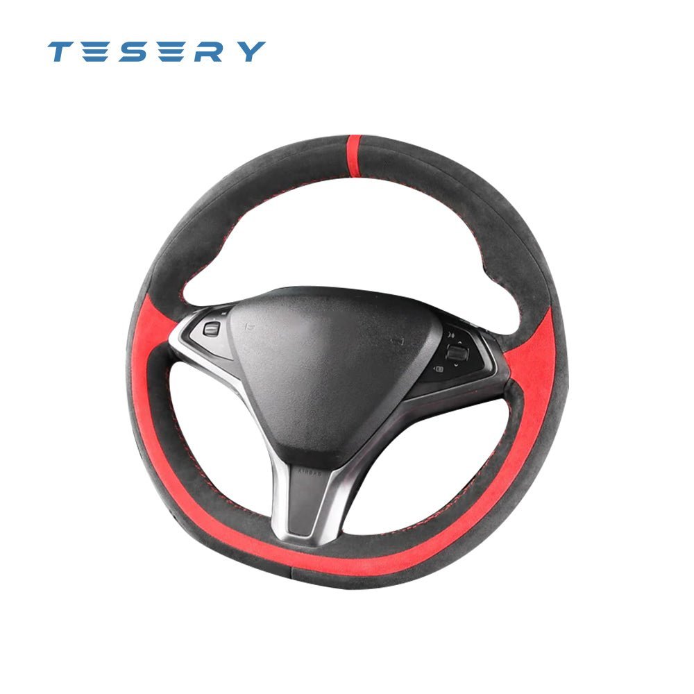 Alcantara Steering Wheel Cover for Tesla Model S / Model X - Tesery Official Store