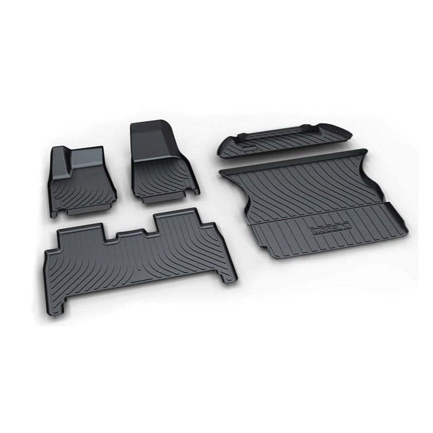 All-Weather Floor Mats for Tesla Model X 2016-2020 (Only for LHD) - Tesery Official Store