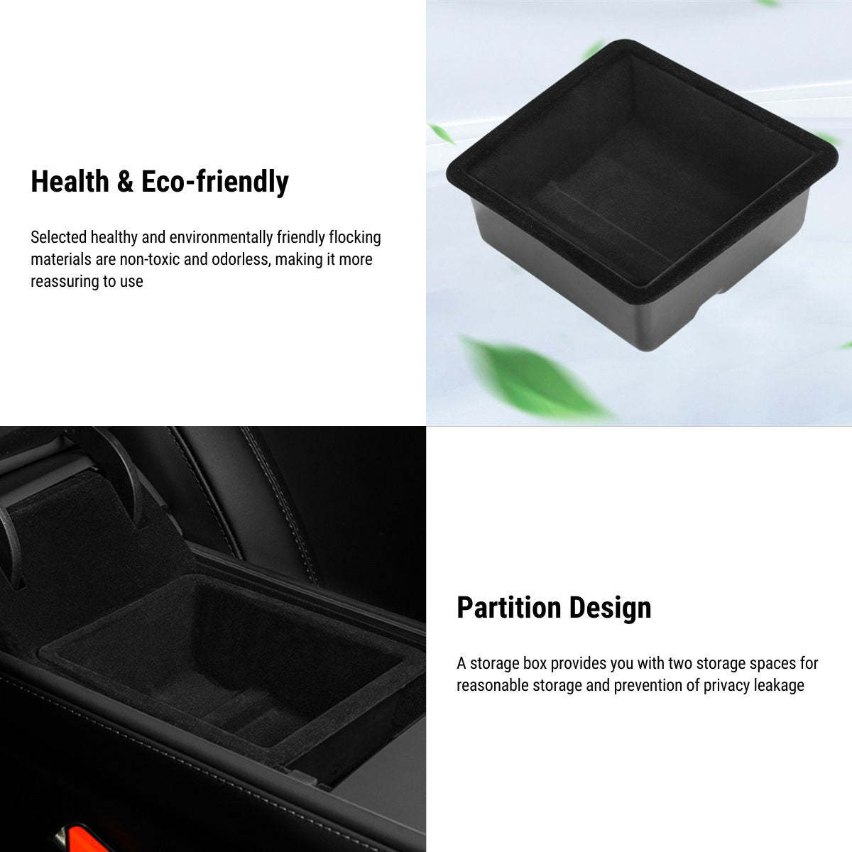 Armrest Organizer for Tesla Model 3 2021-2023.10 / Model Y 2020-2024 - Tesery Official Store