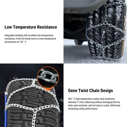 Automatic Tightening Snow Chains For Tesla Model Y Model 3 2017 - 2024 - Tesery Official Store