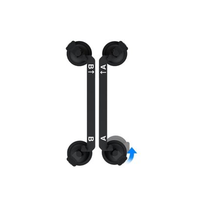 Car Suction Cup Installation Mount - Metal (2pcs set) for Starlink Mini - Tesery Official Store