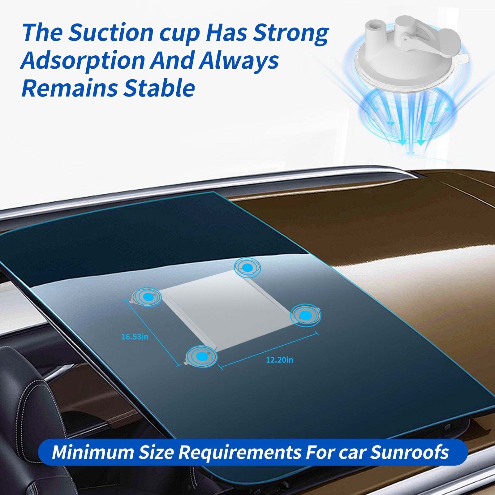 Car Suction Cup Installation Mount - Metal (2pcs set) for Starlink Mini - Tesery Official Store