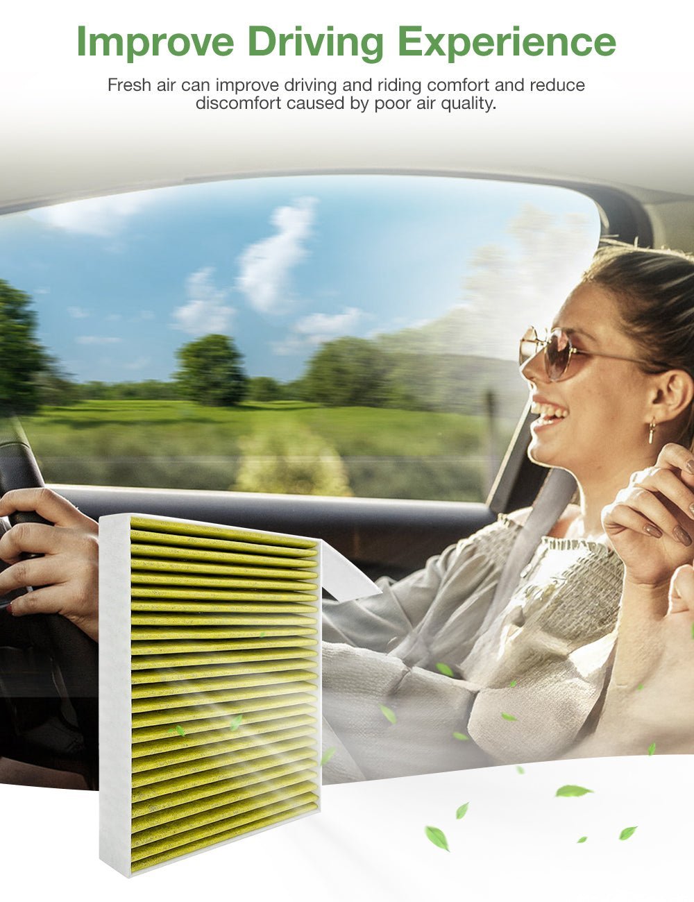 Carbon Air Filter for Tesla Model Y/3 (2 PCS) - Tesery Official Store