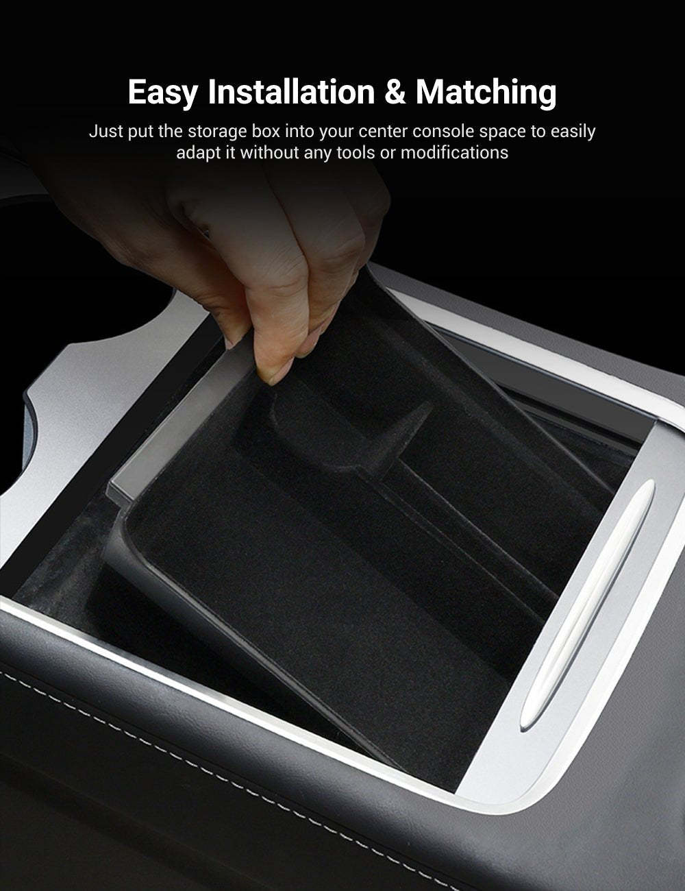 Center Console Organizer for Tesla Model 3 & Model Y - Tesery Official Store