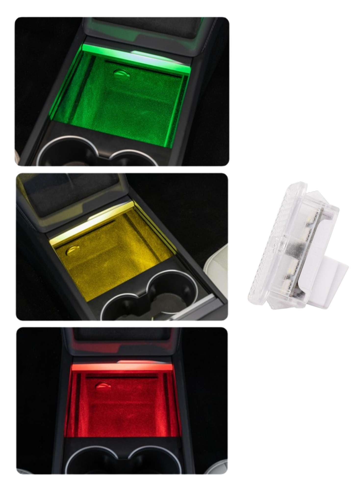 Central Console Box Ambient Light for Model 3 Highland & New Model Y - Tesery Official Store