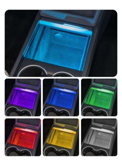 Central Console Box Ambient Light for Model 3 Highland & New Model Y - Tesery Official Store