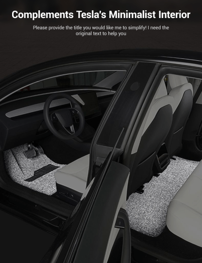 Coil Floor Mats for Tesla Model 3 Highland & Moel Y Juniper - Tesery Official Store