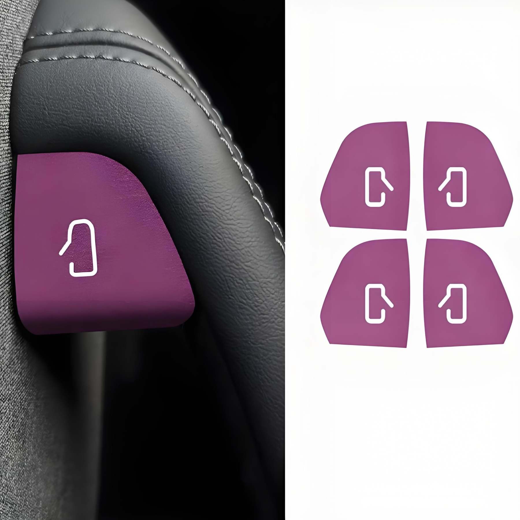 Door Open Button Stickers for Tesla Model Y Juniper & Model 3 Highland - Tesery Official Store