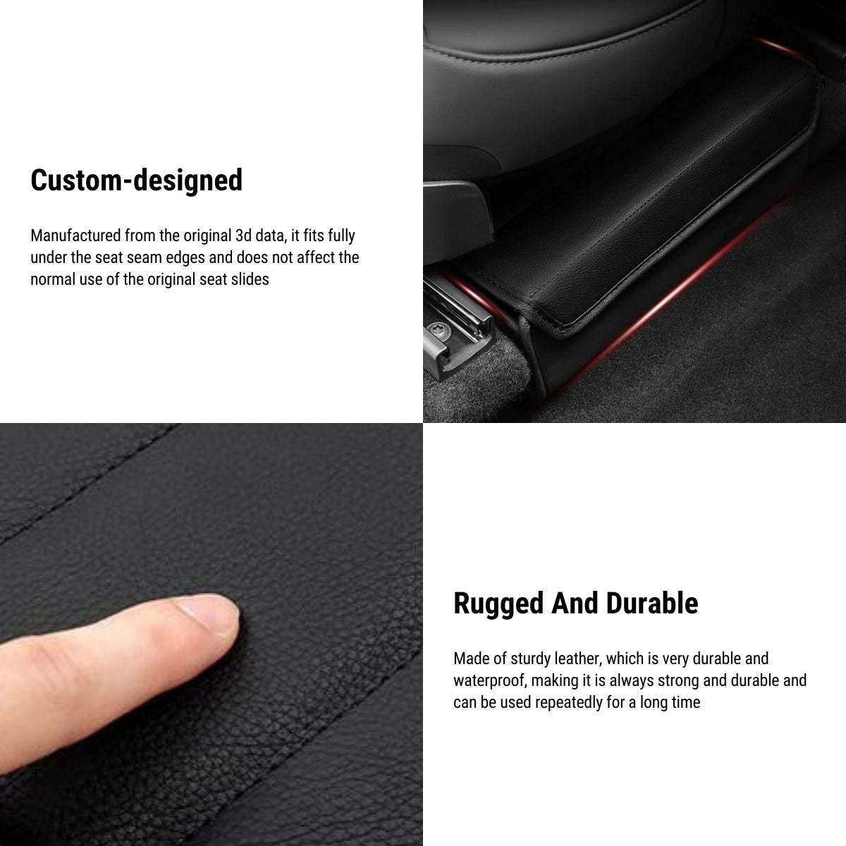 Driver Passenger Seat Organizer Under Seat Storage Box for Tesla Model Y 2020-2024 - Tesery Official Store