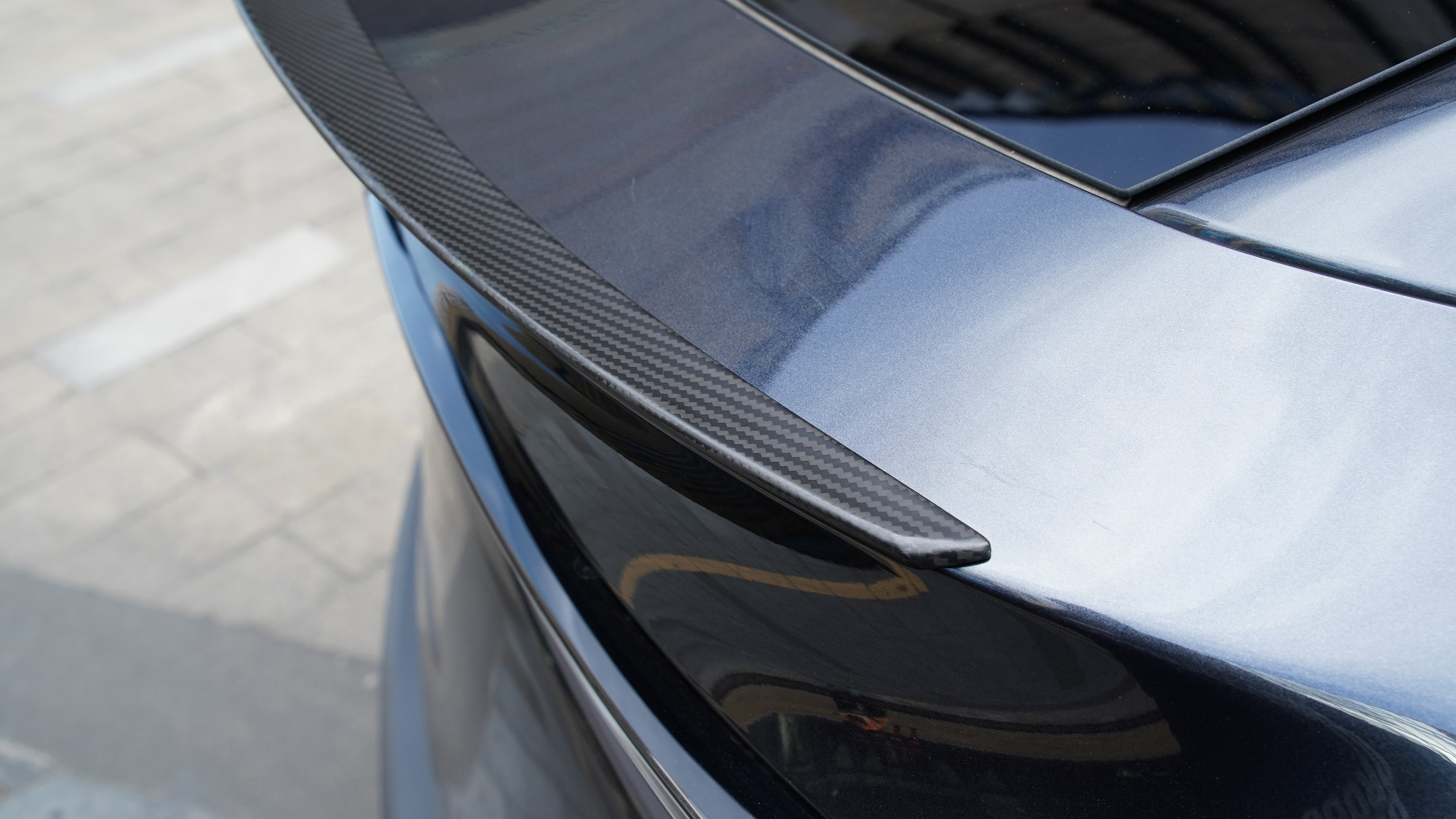 Dry Carbon Fiber Rear Trunk Spoiler for Tesla Model Y Juniper - Tesery Official Store
