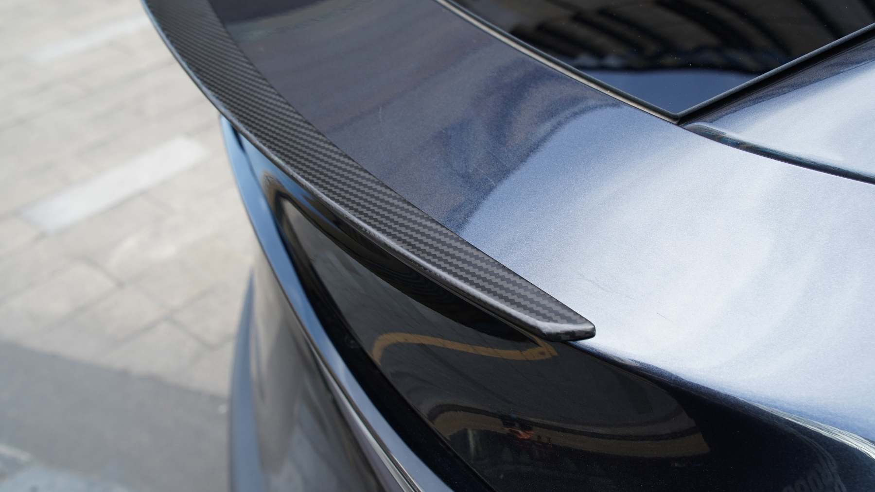 Dry Carbon Fiber Rear Trunk Spoiler for Tesla Model Y Juniper - Tesery Official Store