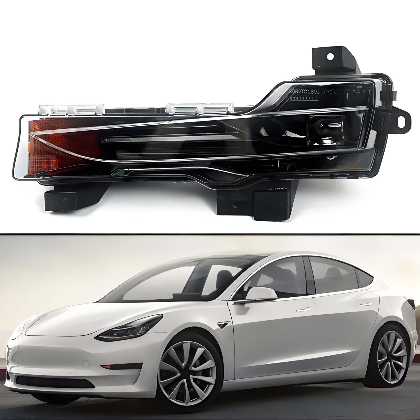 Front Bumper Fog Light For Tesla Model 3/Y 【US Version】 - Tesery Official Store