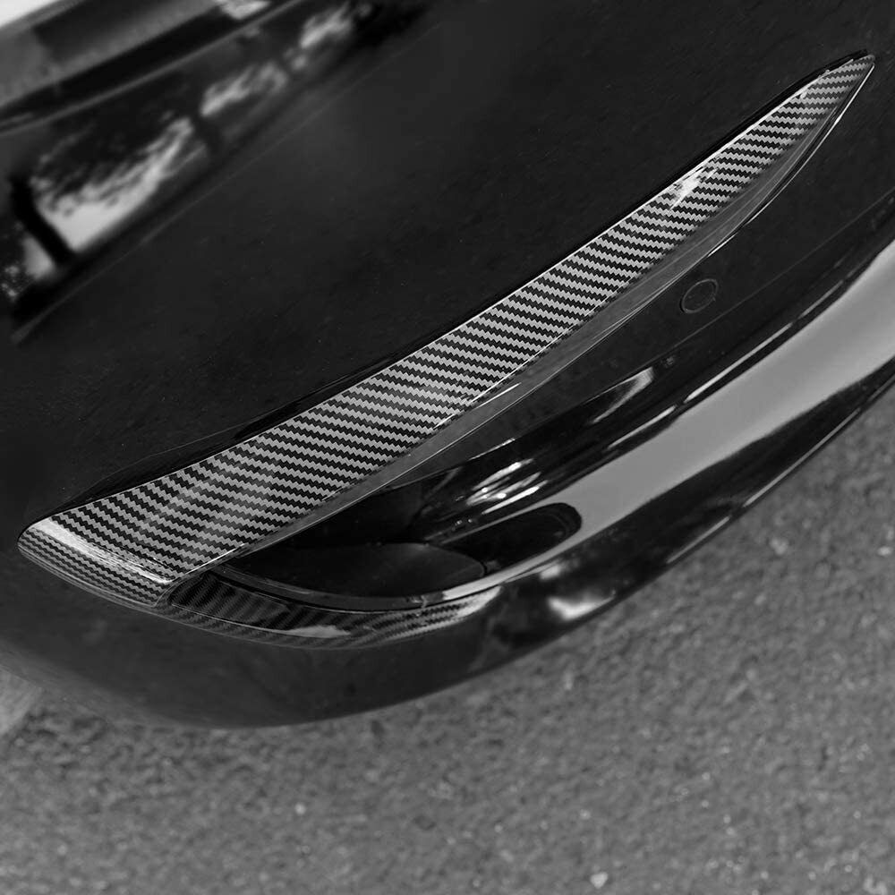 Front Fog Light Trim Cover Eyebrow Spoiler for Tesla Model 3 2017-2023.10 - Tesery Official Store