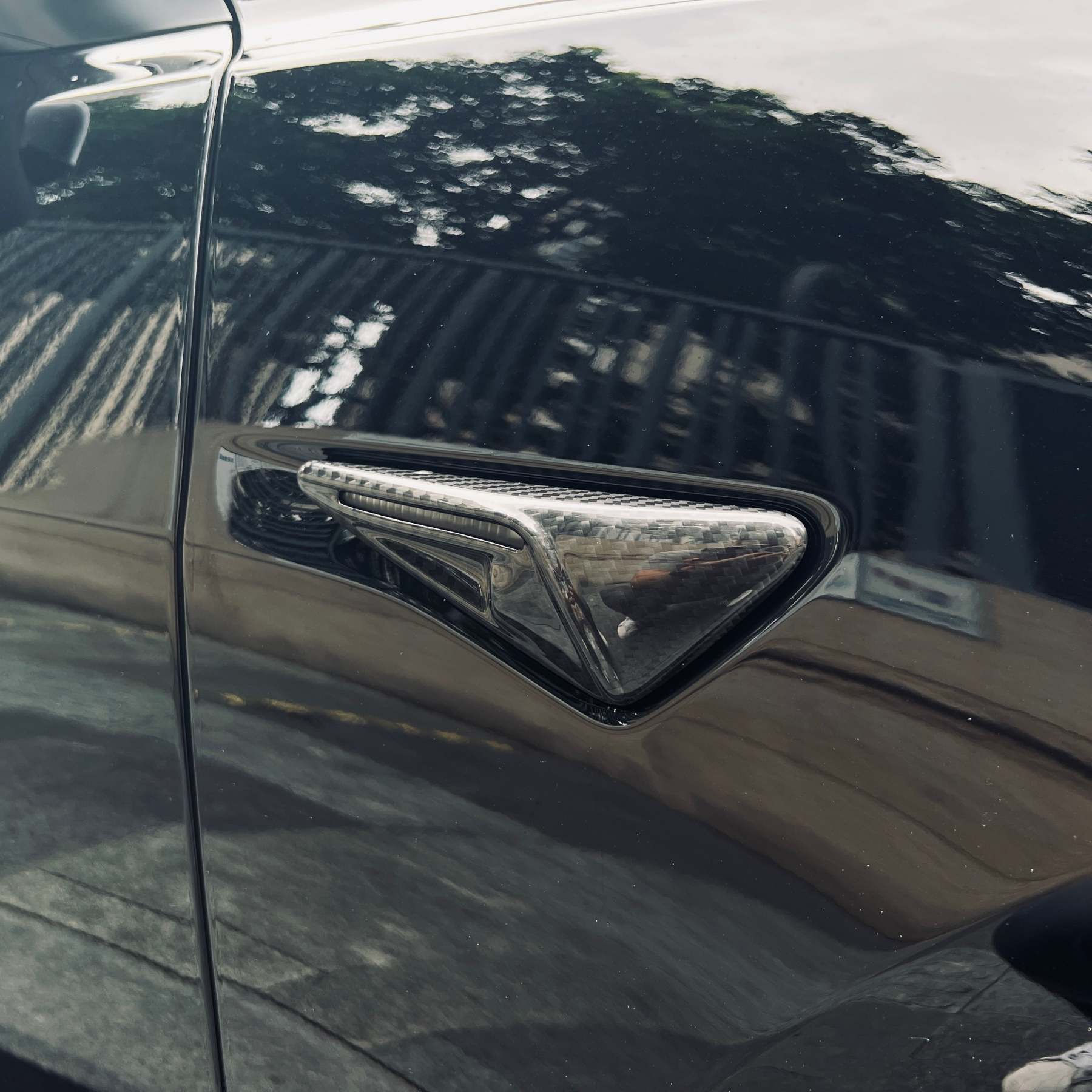 Full Side Camera Covers for Tesla Model 3 / Y - Carbon Fiber Exterior Mods - Tesery Official Store