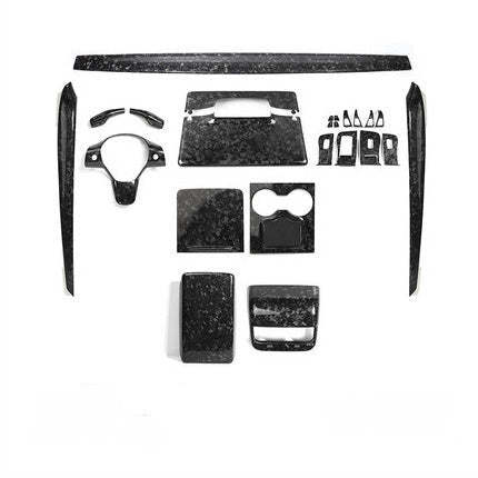 Genuine Forged Carbon Fiber Interior Mods Wrap Kit for Tesla Model 3 / Y - Tesery Official Store