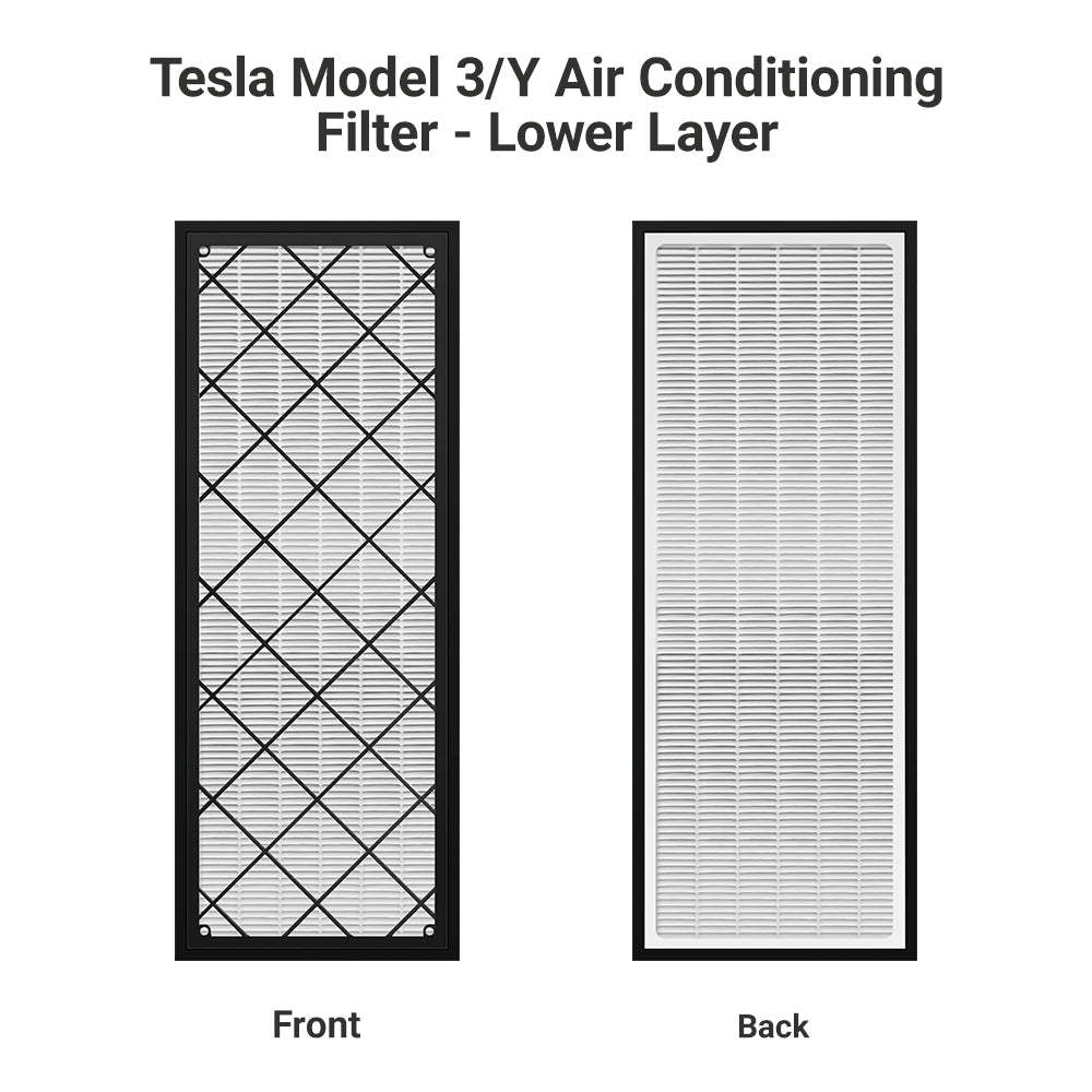 HEPA Upper Lower Air Filter for Tesla Model Y (4 PCS) - Tesery Official Store