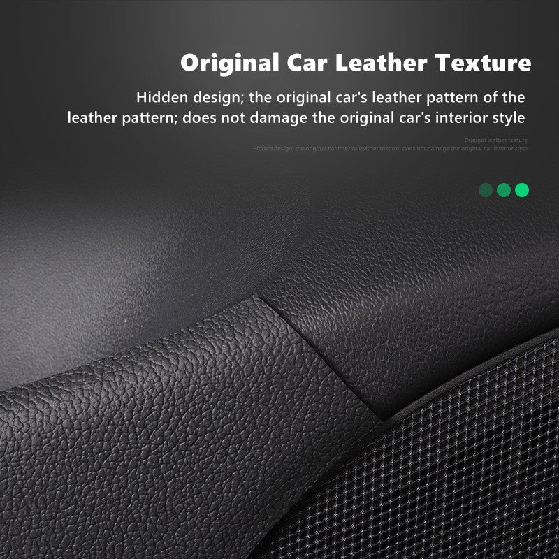 Leather Anti-kick Mat Sticker Interior Anti-Dirt Protector suitable for Tesla Model 3 2017-2023 (5pcs) - Tesery Official Store