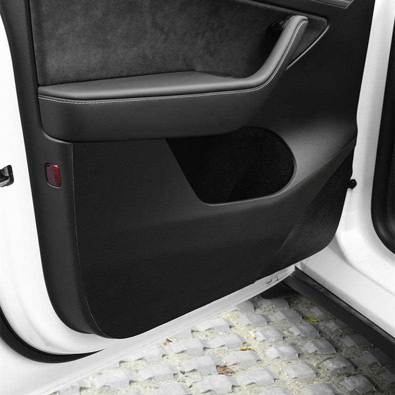Leather Door Protector Anti-Kick Mat for Tesla Model Y 2020-2023 - Tesery Official Store