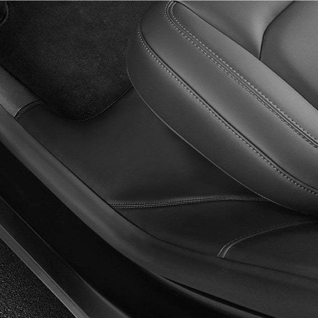 Leather Rear Door Sill Protector for Tesla Model Y 2020-2023 - Tesery Official Store