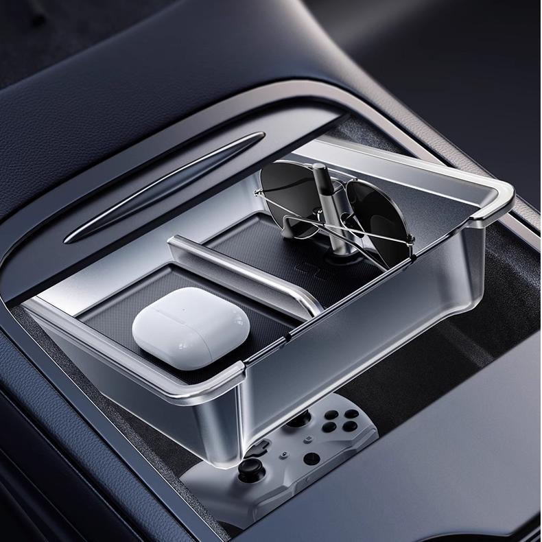 Luminous Center Console Storage Organizer for Model Y Juniper (2PCS) - Tesery Official Store