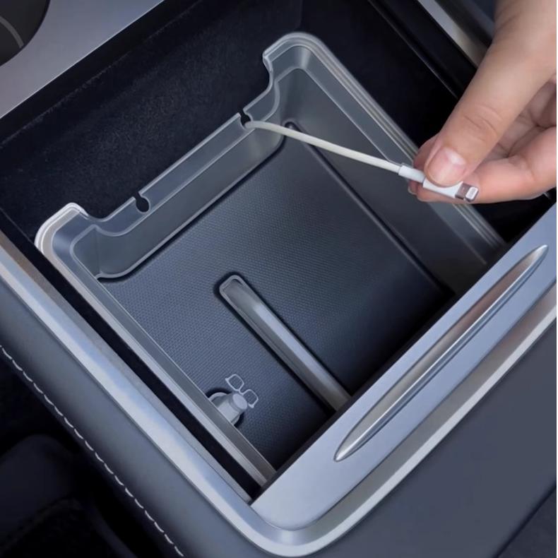 Luminous Center Console Storage Organizer for Model Y Juniper (2PCS) - Tesery Official Store