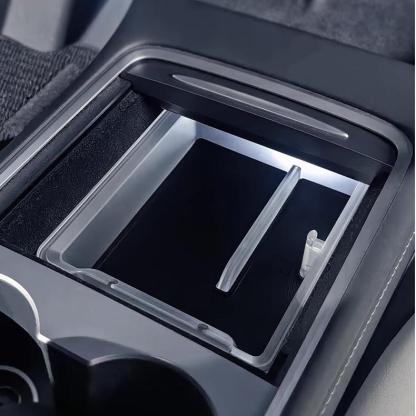 Luminous Center Console Storage Organizer for Model Y Juniper (2PCS) - Tesery Official Store