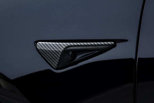 Model 3 / Y Turn Signal Side Camera Cover - Vinyl ( 1 Pair ) - Tesery Official Store