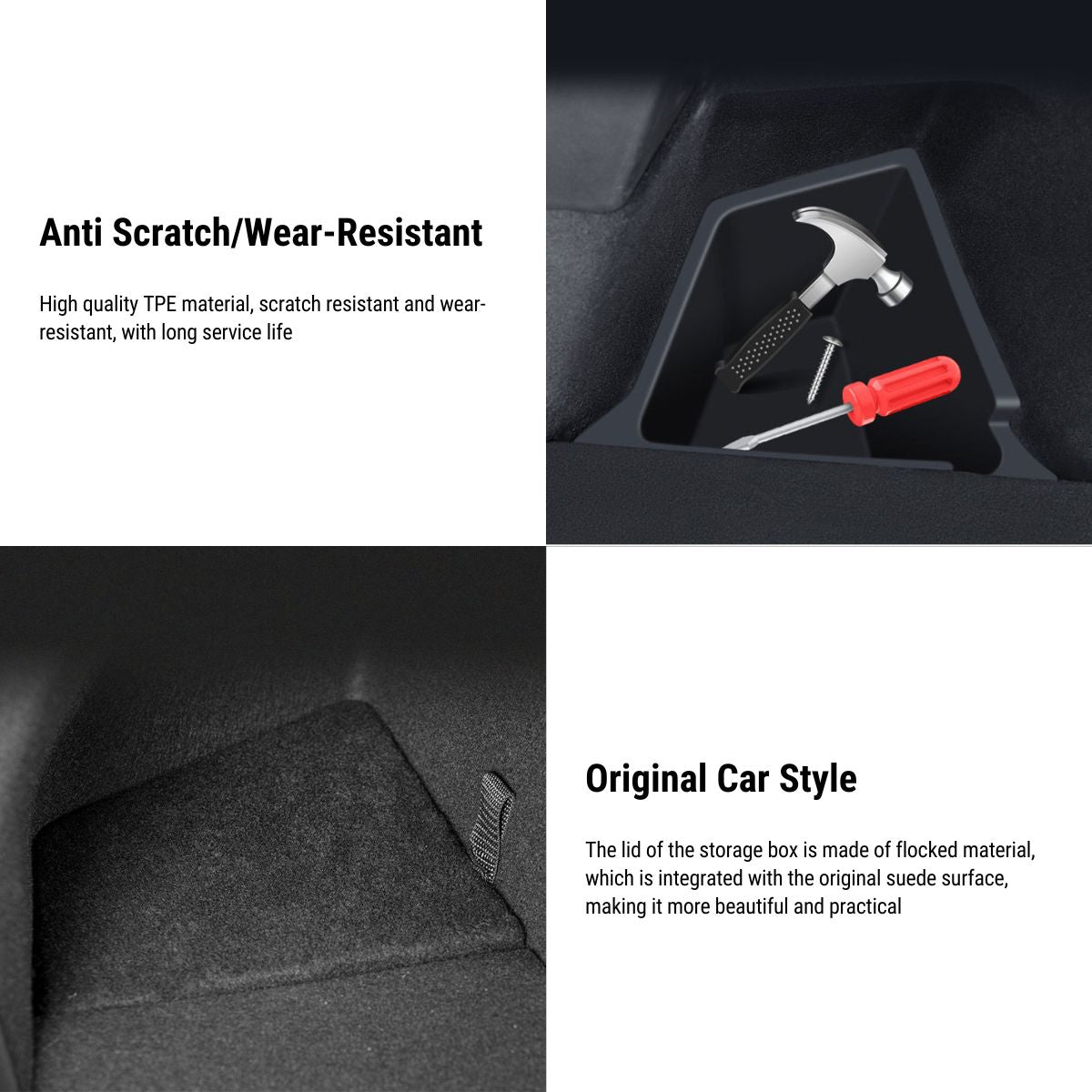 Original Car Trunk Left and Right Storage Box for Tesla Model Y 2020-2024 - Tesery Official Store