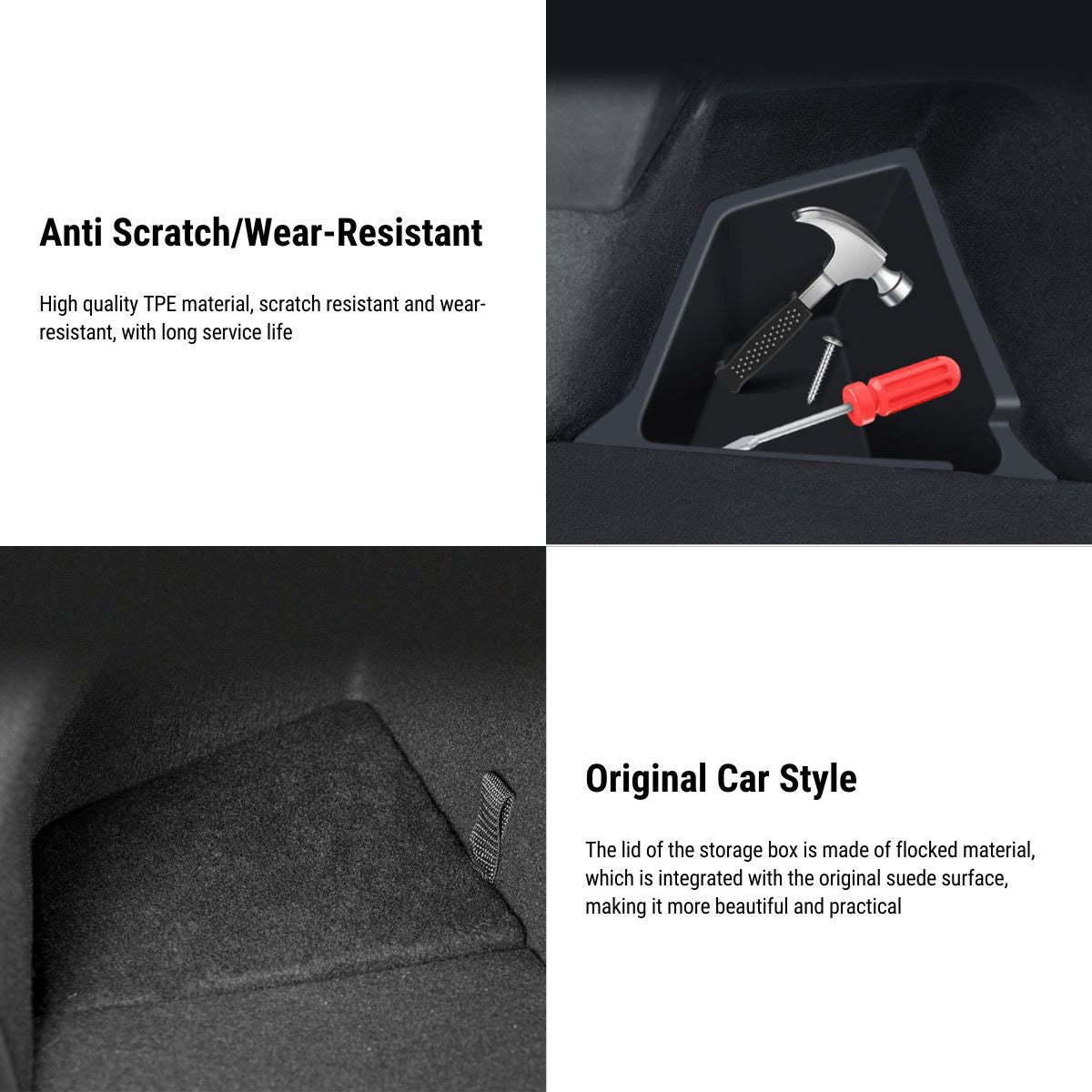 Original Car Trunk Left and Right Storage Box for Tesla Model Y 2020-2024 - Tesery Official Store