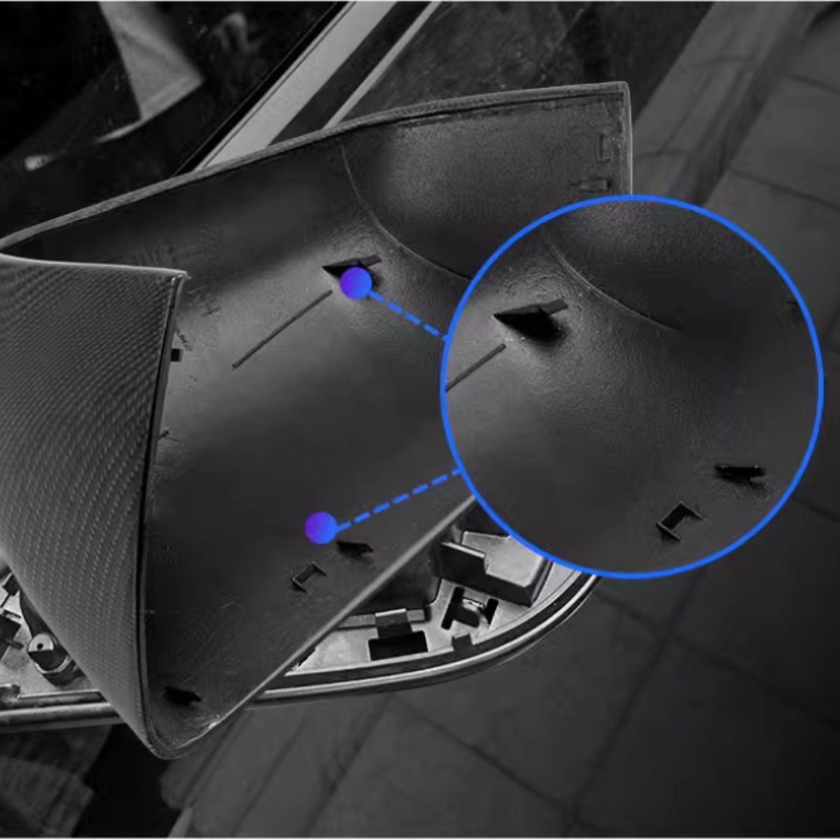 Real Carbon Fiber Mirror Covers Replacement for Model S / X - Tesery Official Store