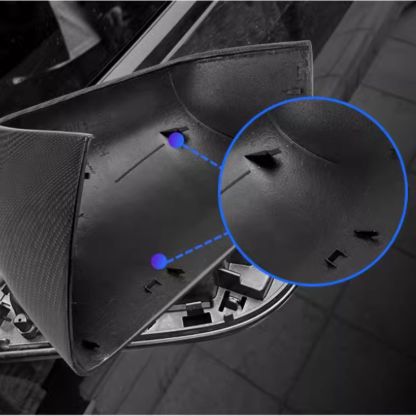 Real Carbon Fiber Mirror Covers Replacement for Model S / X - Tesery Official Store