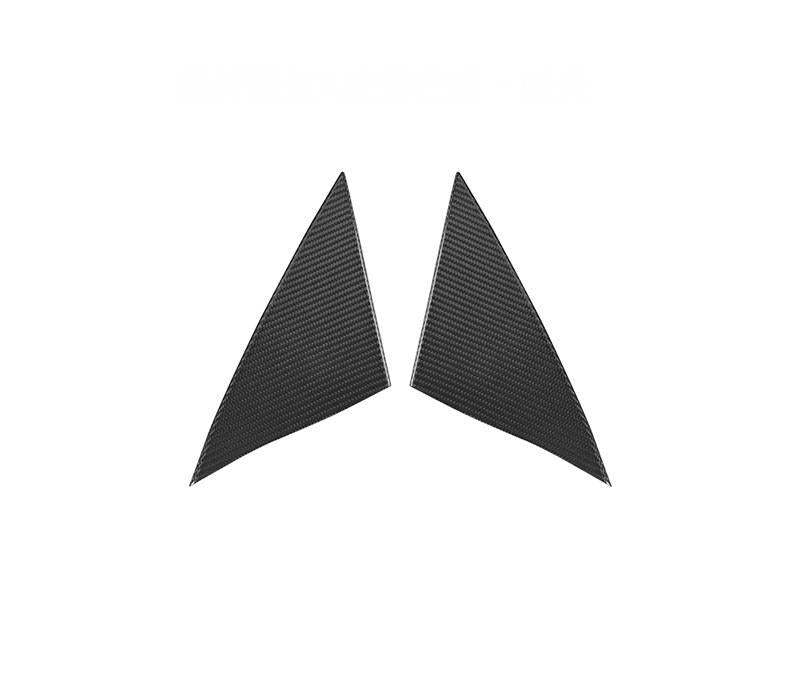 Real Dry Carbon Fiber A - Pillar Accent Overlays for Model 3/Y - Tesery Official Store