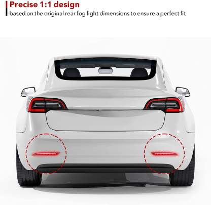 Rear bumper turn signal brake light modified suitable for Tesla Model Y