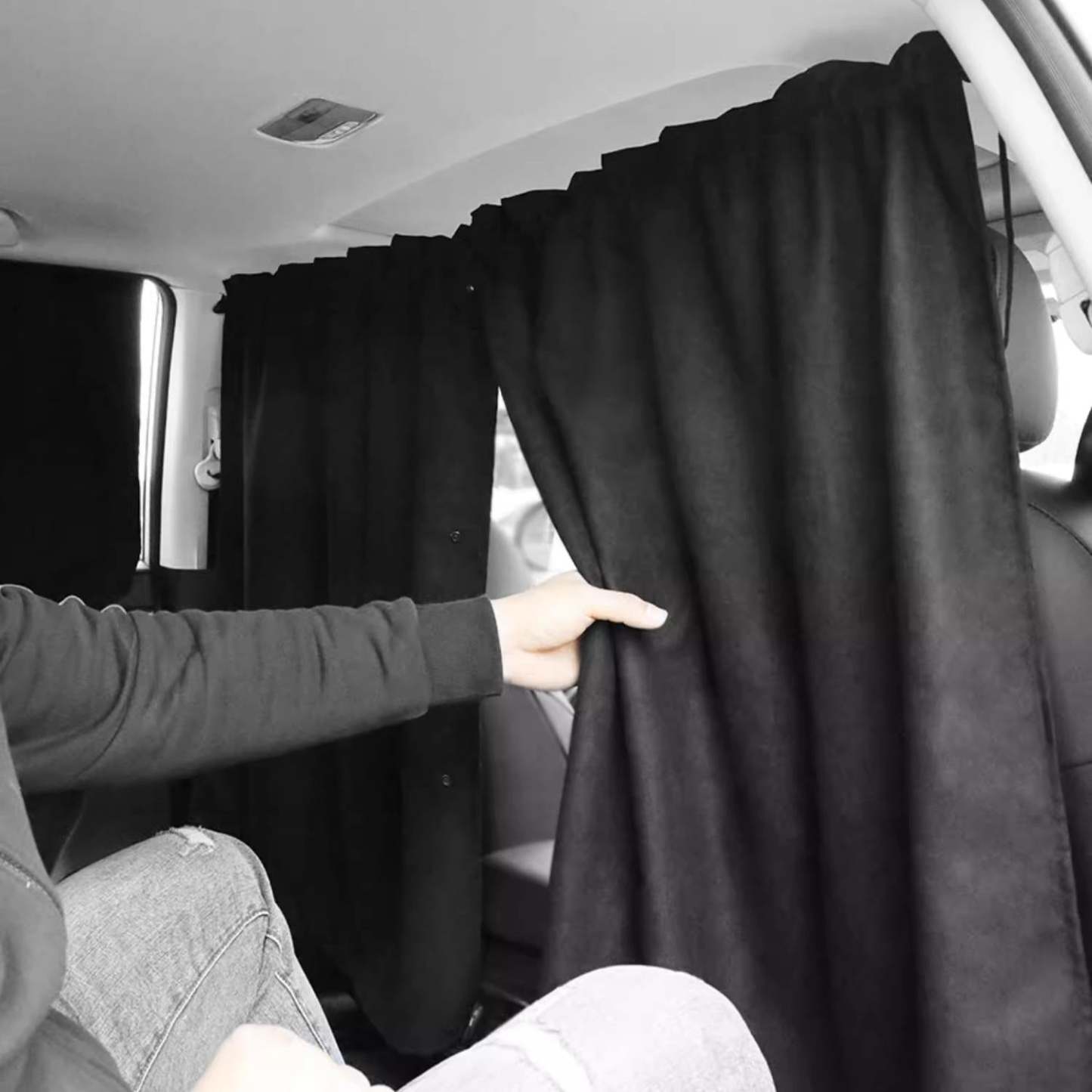 Rear Privacy Divider Curtain for Tesla Model 3/Y/S/X - Tesery Official Store