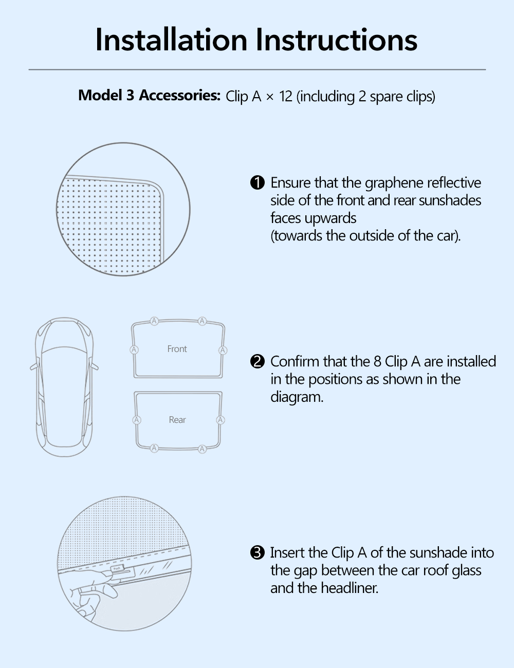 Roof Shade for Tesla Model Y - Tesery Official Store
