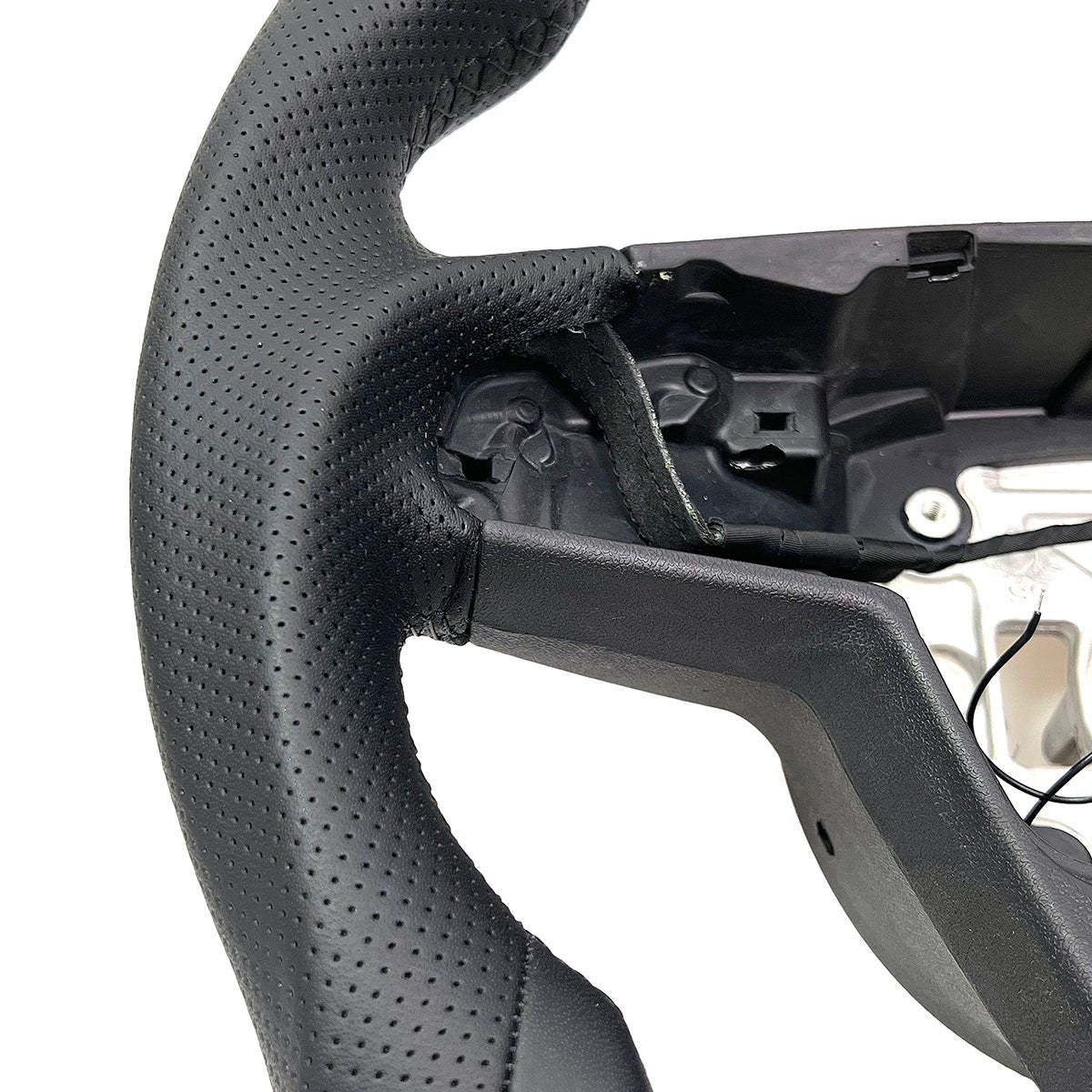 Round Steering Wheel Replacement for Tesla Model S / X 2021+【Style 1】 - Tesery Official Store