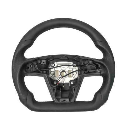 Round Steering Wheel Replacement for Tesla Model S / X 2021+【Style 1】 - Tesery Official Store