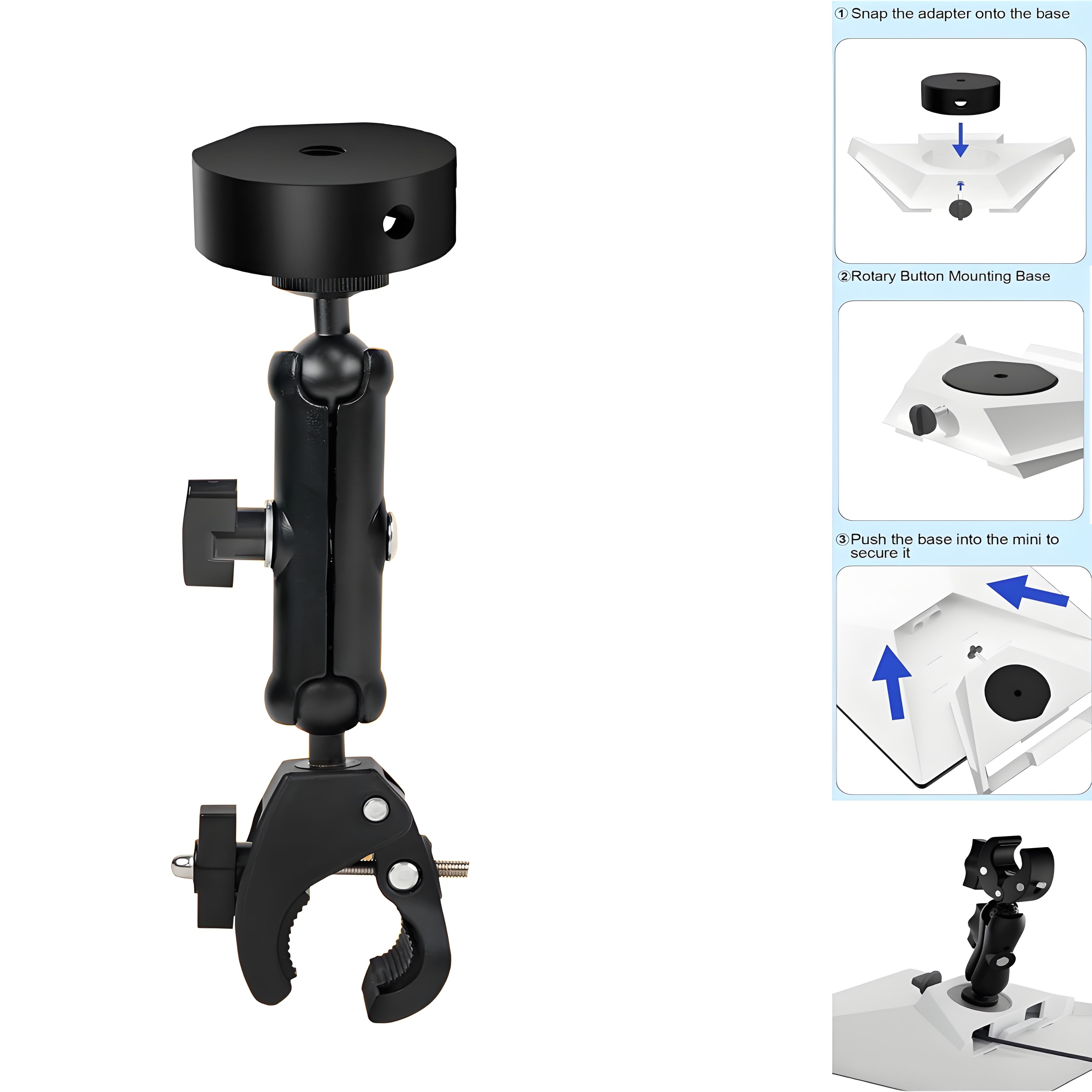 RV Heavy - Duty Clamp Mount for Starlink Mini - Tesery Official Store