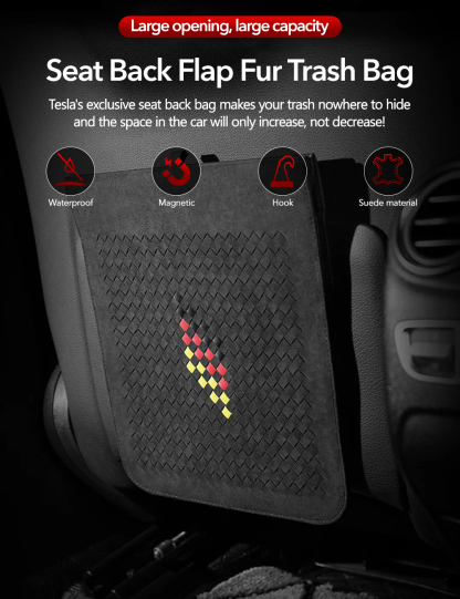 Seat Back Sunde Trash Bag for Tesla - Tesery Official Store