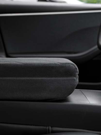 Suede Armrest Cover with Raised Pad & Tissue Box for Model Y Juniper & Model 3 Highland - Tesery Official Store
