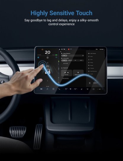 Tempered Glass 9H Screen Protector for Tesla Model 3 / Y - Tesery Official Store