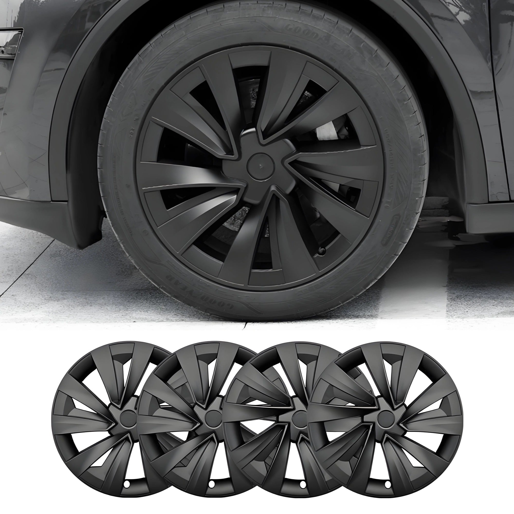 TESERY 19″ Cyclone Wheel Covers for Model Y Juniper (4PCS) - Tesery Official Store