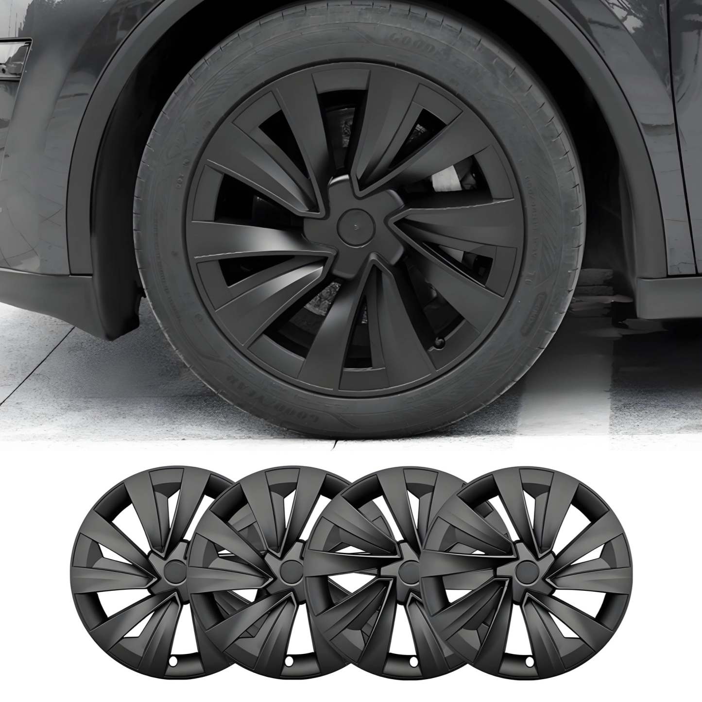 TESERY 19″ Cyclone Wheel Covers for Model Y Juniper (4PCS) - Tesery Official Store