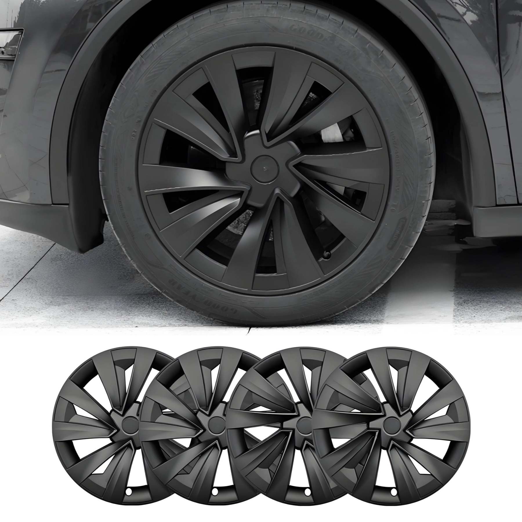 TESERY 19″ Cyclone Wheel Covers for Model Y Juniper (4PCS) - Tesery Official Store