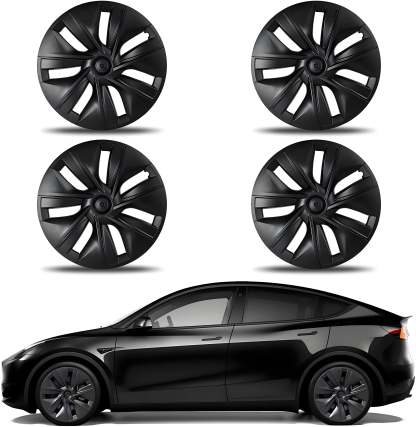 TESERY 19″ Gemini Dark Wheels Cover for Tesla Model Y (4PCS) - Tesery Official Store