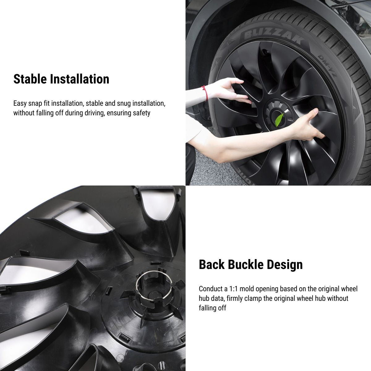 TESERY 19″ Wheel Covers for Tesla Model 3 (4PCS) - Tesery Official Store