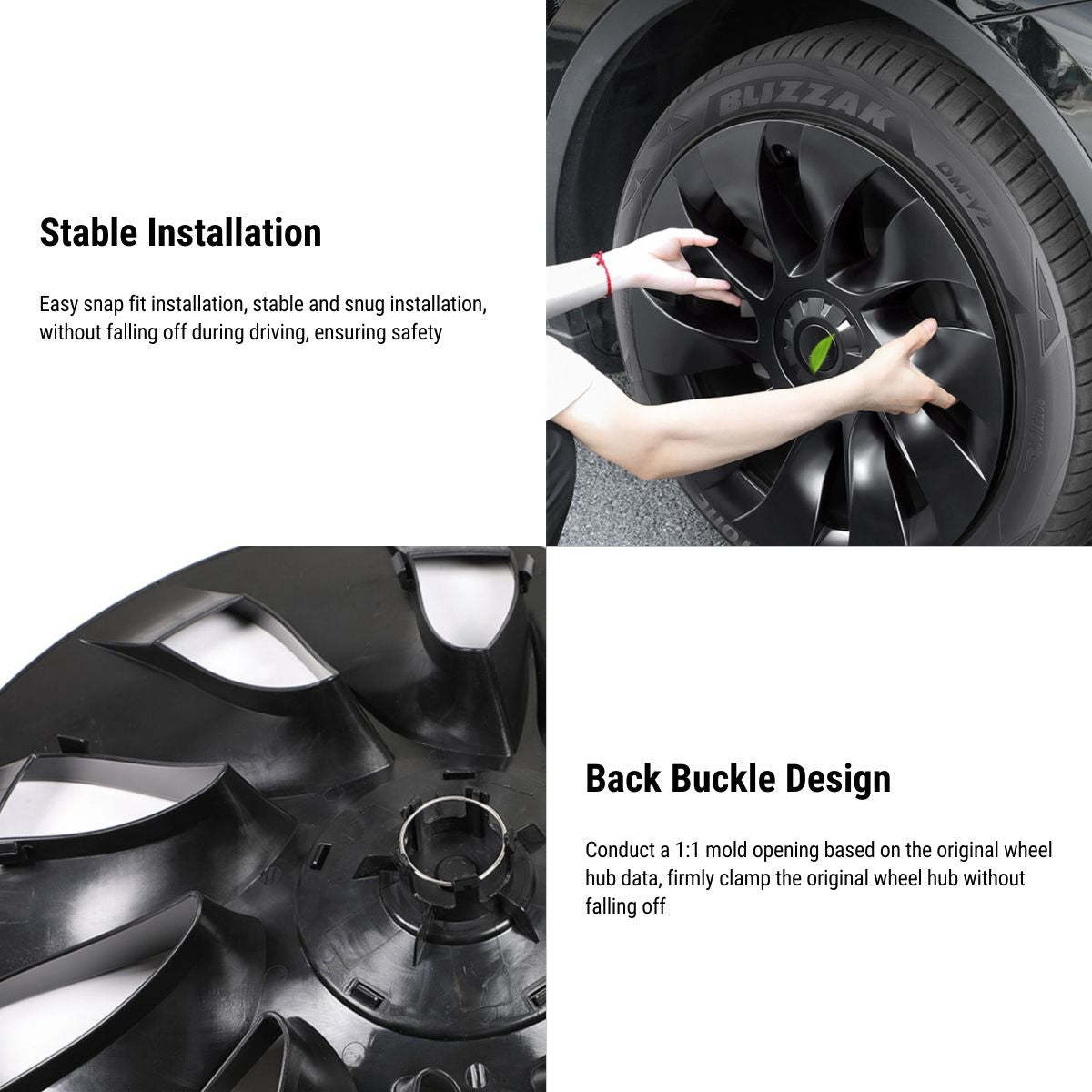 TESERY 19″ Wheel Covers for Tesla Model 3 (4PCS) - Tesery Official Store