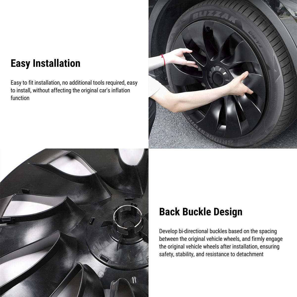 TESERY 20″ Wheel Cover For Tesla Model Y (4PCS) - Tesery Official Store